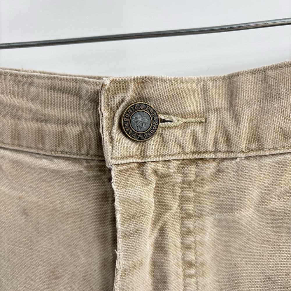 Vtg Patagonia Shorts Mens 36 Thrashed Stand Up Patched Holes Distressed - Picture 4 of 13